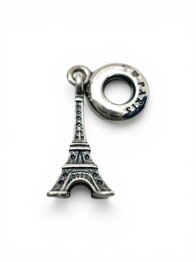 Retired Pandora Eiffel Tower Dangle Charm 791082 Paris Travel S925 ALE
